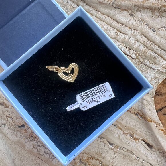 Adina Reyter Groovy Diamond Heart Hinged Charm - Picture 5 of 9